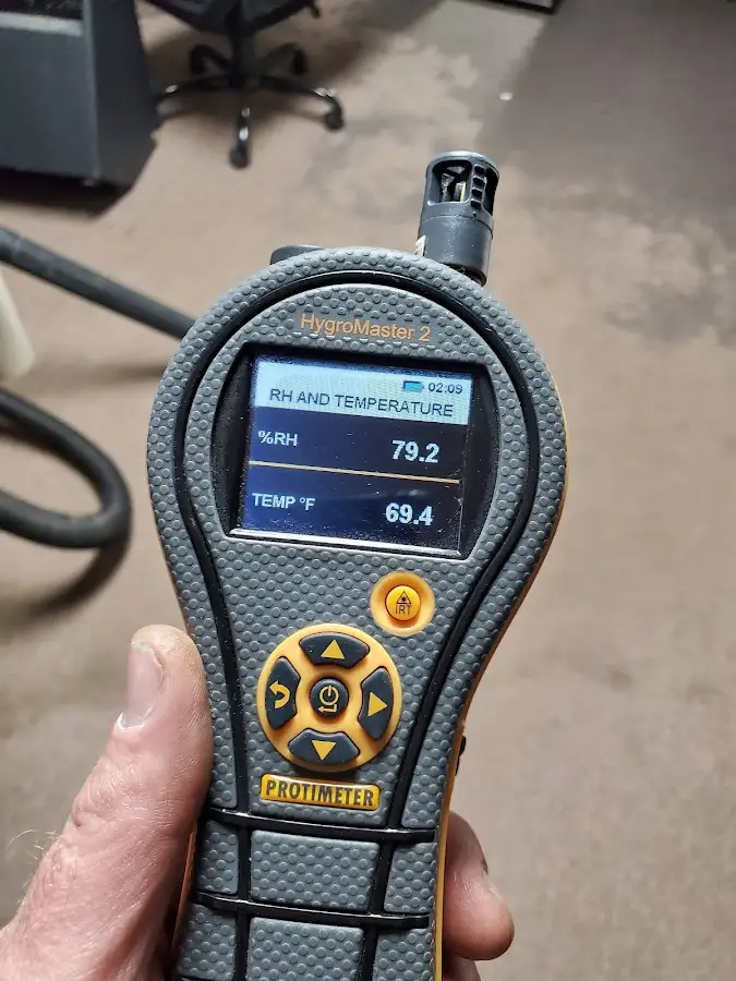 Moisture meter humidity assessment for Fire & Smoke Damage Restoration in Rosemont
